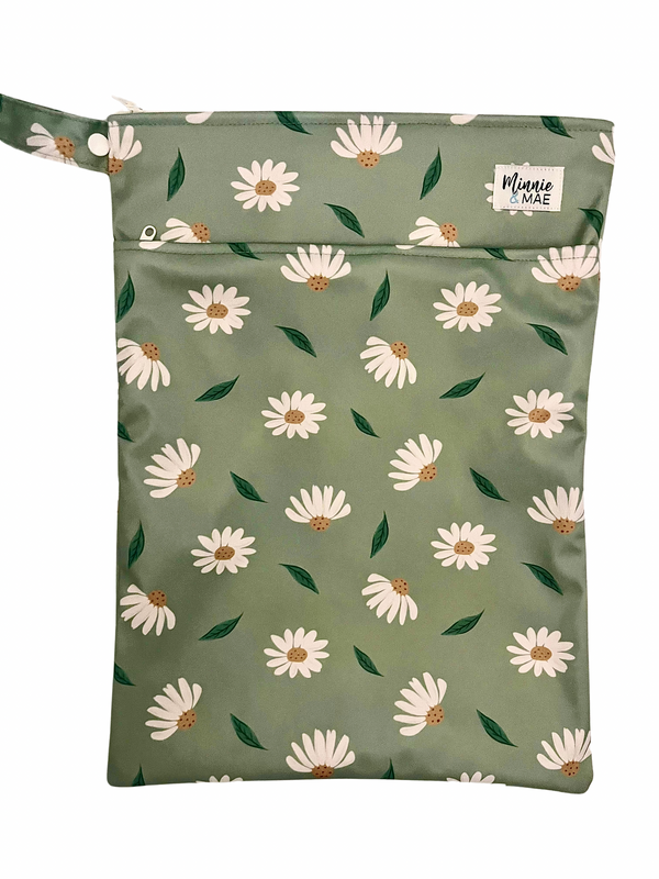 Double Pocket Wetbag - Daisy