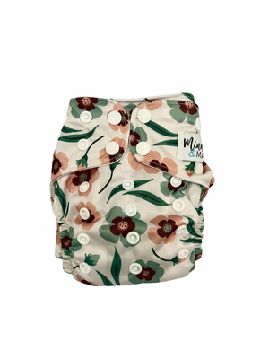 Newborn Nappy 2.0 - Pretty Petals